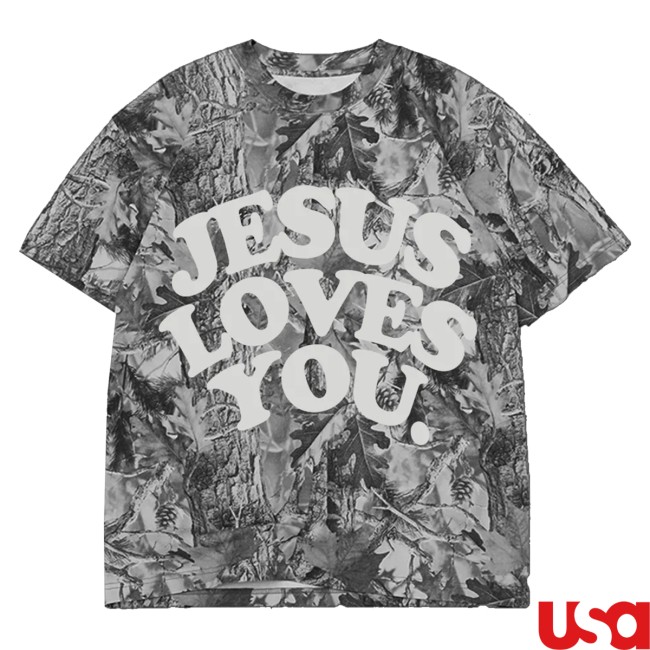 kenny Jesus Loves You Merch Lmtd Heavyweight Midnight Oak Camo Tee kenny Jesus Loves You Merch Lmtd Heavyweight Midnight Oak Camo Tee