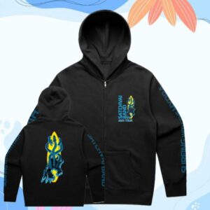 kenny Joe Satriani Merch Hydra Tour Black Hoodie