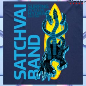 kenny Joe Satriani Merch Hydra Tour Navy Shirt kenny Joe Satriani Merch Hydra Tour Navy Shirt
