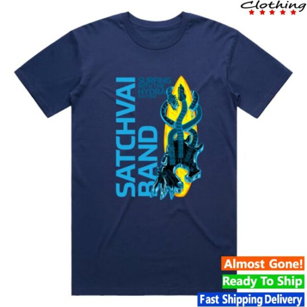 kenny Joe Satriani Merch Hydra Tour Navy Shirta