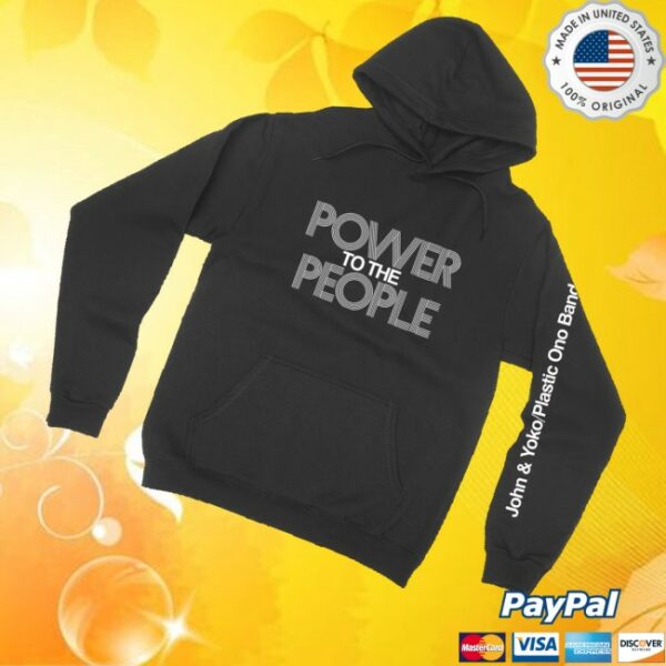 kenny John Lennon Merch Store Power To The People Hoodies