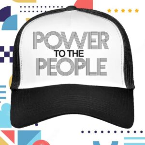 kenny John Lennon Merch Store Power To The People Trucker Hat kenny John Lennon Merch Store Power To The People Trucker Hat