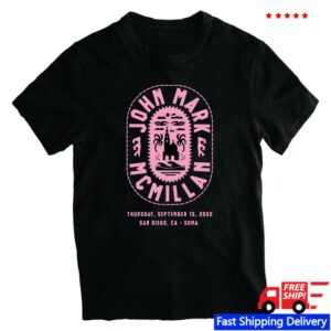kenny John Mark Mcmillan Merch San Diego Awake In The Dream Tour Shirt