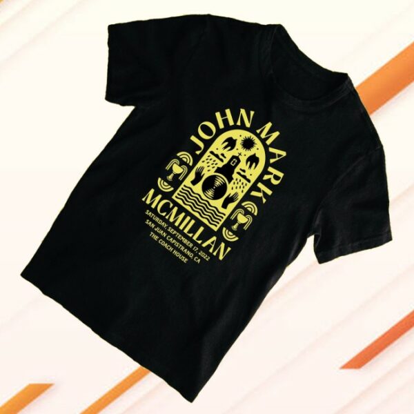 kenny John Mark Mcmillan Merch San Juan Capistrano Awake In The Dream Tour Shirt0