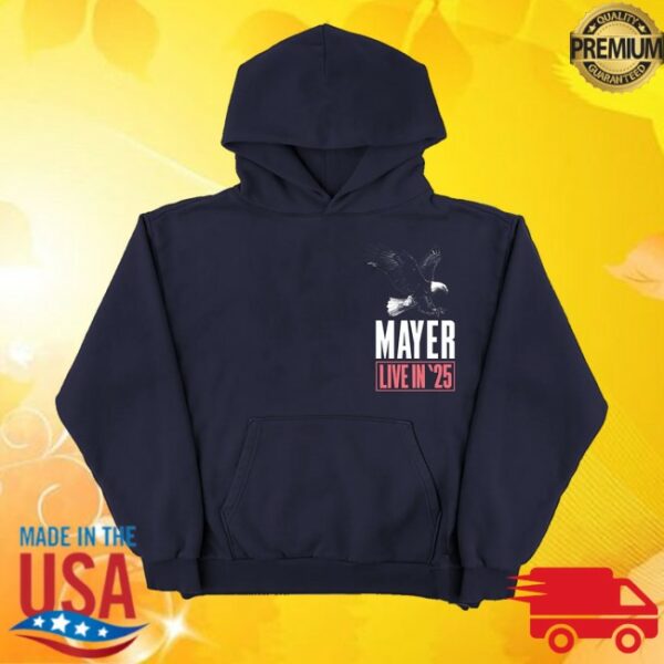 kenny John Mayer Store Merch Live In 25 Pullover Hoodies