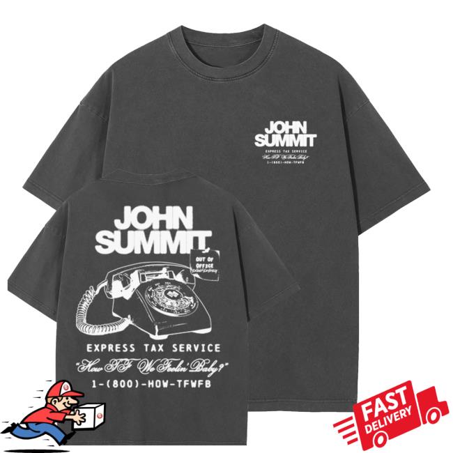 kenny John Summit Merch Shop John Summit Express Tax Services Shirt 1 kenny John Summit Merch Shop John Summit Express Tax Services Shirt 1