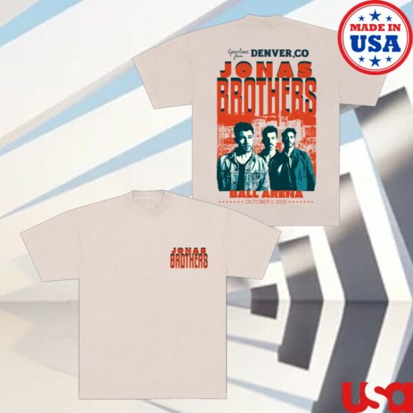 kenny Jonas Brothers Merch Greetings From Your Hometown Denver Co Tee1