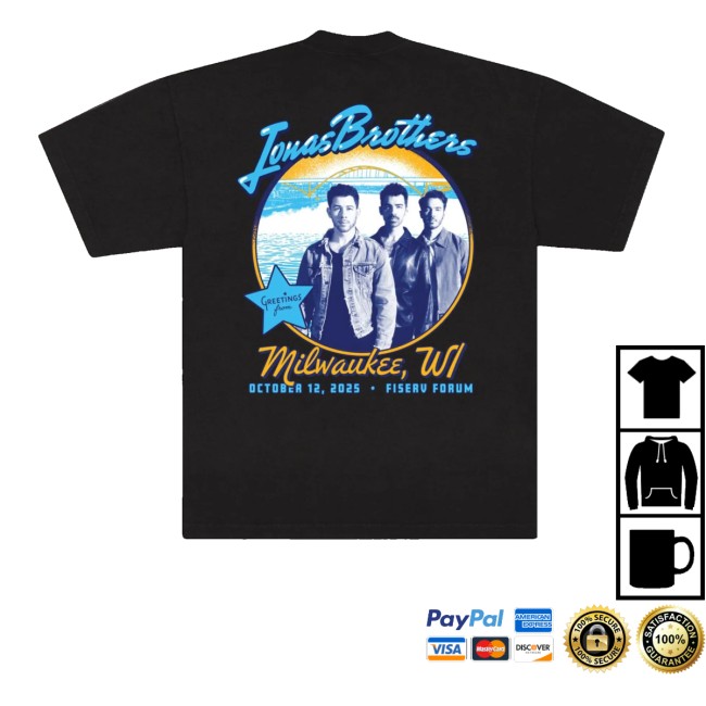 kenny Jonas Brothers Merch Store Greetings From Your Hometown Milwaukee Wi Shirt kenny Jonas Brothers Merch Store Greetings From Your Hometown Milwaukee Wi Shirt