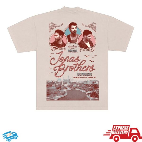 kenny Jonas Brothers Merch Store Greetings From Your Hometown Omaha Ne Shirt