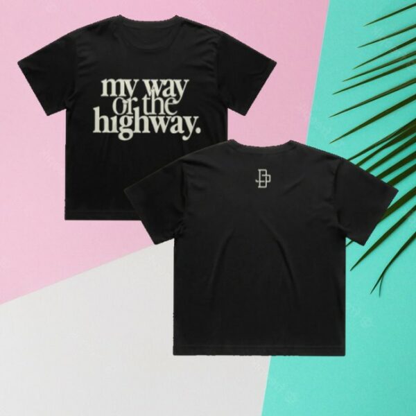 kenny Jordan Davis Store Merch My Way Or The Highway Teess