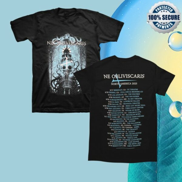 kenny Jsr Direct Merch Store Ne Obliviscaris 2025 Na Tour Dateback Shirtss