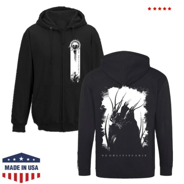 kenny Jsr Direct Merch Store Ne Obliviscaris Crow Zip Hoodiess