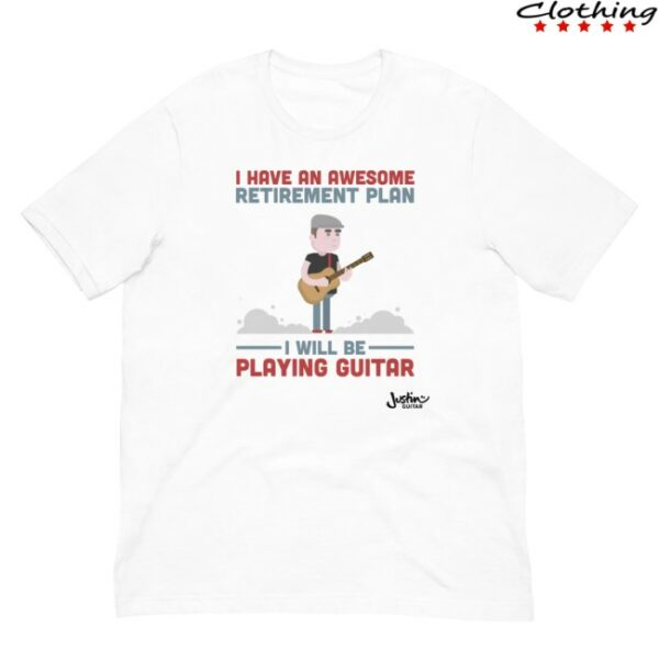 kenny Justinguitar Merch Store Retirement Plan Guitar Shirt