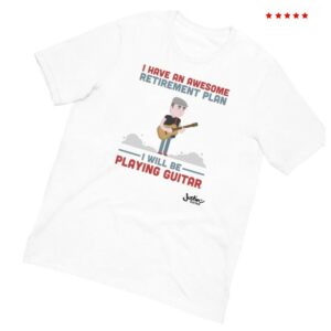kenny Justinguitar Merch Store Retirement Plan Guitar Shirts
