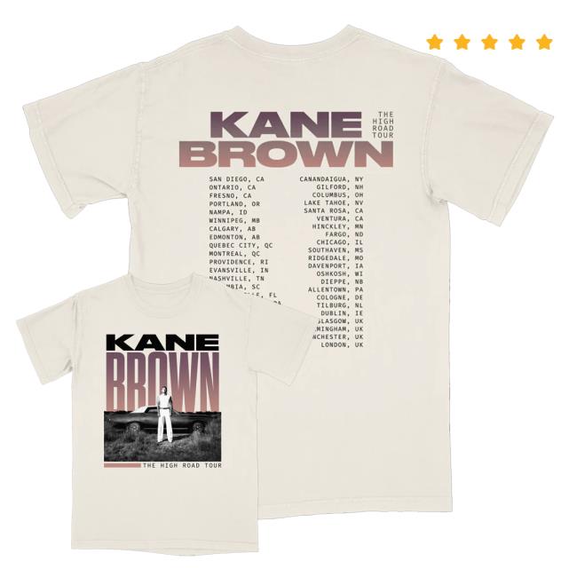 kenny Kane Brown Merch Store Shop The High Road Tour Shirt kenny Kane Brown Merch Store Shop The High Road Tour Shirt