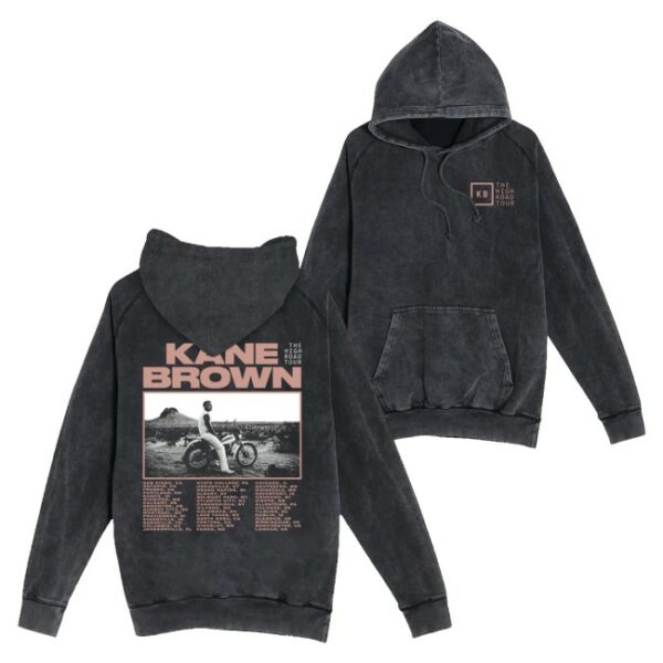 kenny Kane Brown Merch The High Road Tour Hoodie0