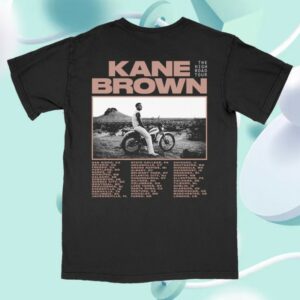 kenny Kane Brown Merch The High Road Tour Tee Black kenny Kane Brown Merch The High Road Tour Tee Black