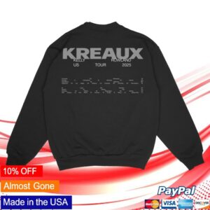 kenny Kelly Rowland Merch Kreaux Crewneck kenny Kelly Rowland Merch Kreaux Crewneck