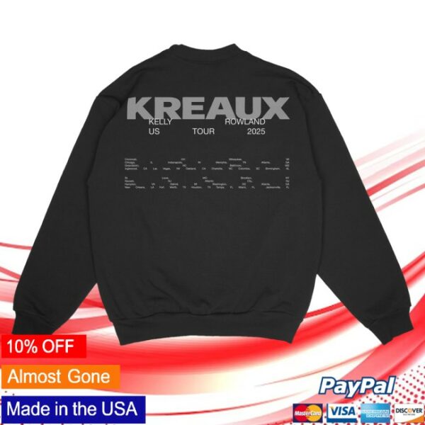 kenny Kelly Rowland Merch Kreaux Crewneck