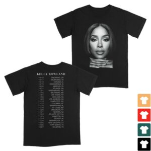 kenny Kelly Rowland Merch Photo Tour Tee Black White1 kenny Kelly Rowland Merch Photo Tour Tee Black White1