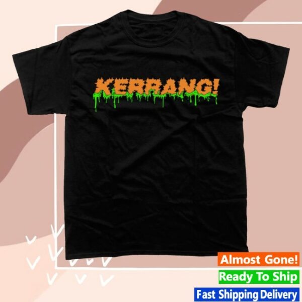 kenny Kerrang Store Merch Kerrang Slime Shirt Black