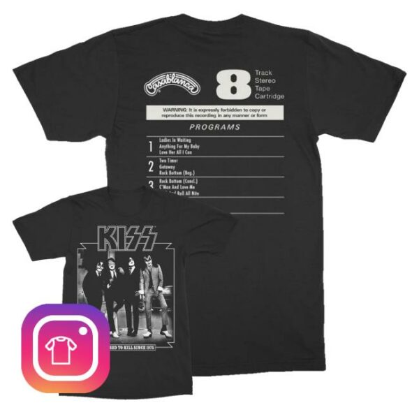 kenny Kiss Online Merch Shop Dressed To Kill Since 1975 Shirt