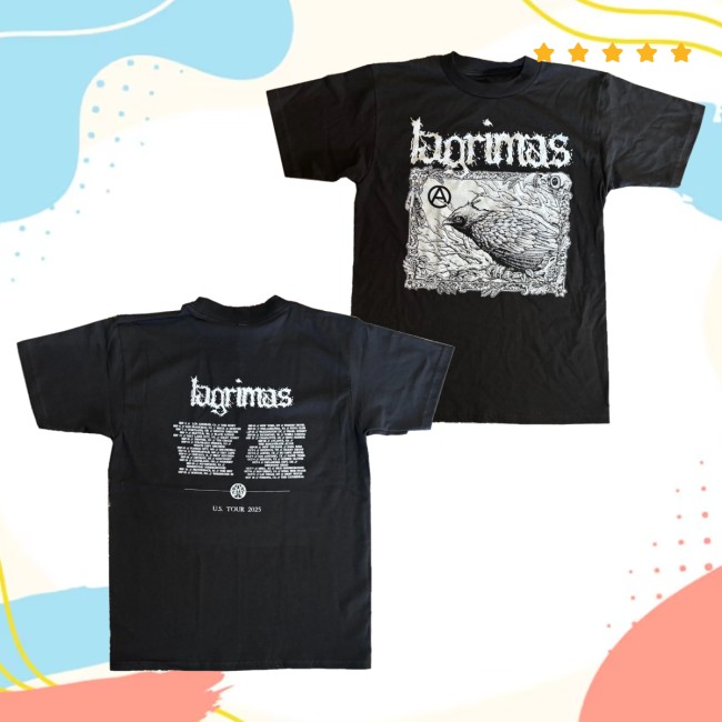 kenny Lagrimas Merch 2025 Tour Tee0 kenny Lagrimas Merch 2025 Tour Tee0