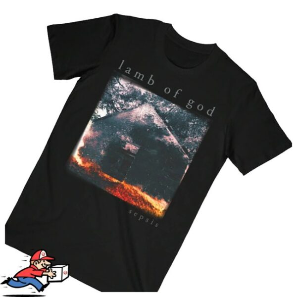 kenny Lamb Of God Merch Store Sepsis Cover Black Shirts