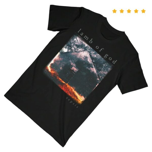 kenny Lamb Of God Store Merch Sepsis Cover Black Tee0