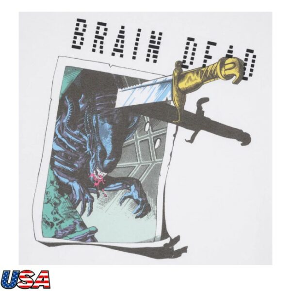 kenny Lo Fi Store Merch Brain Dead X Aliens Target Practice Shirts