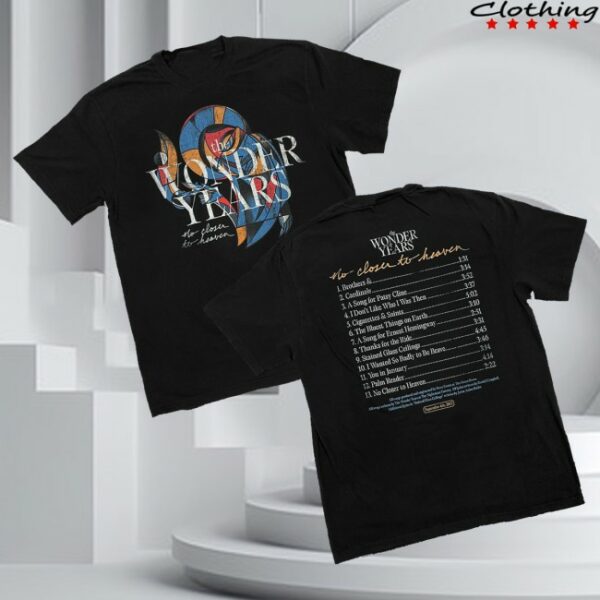 kenny Loneliest Place On Earth Merch The Wonder Years No Closer To Heaven Tracklist Shirt0