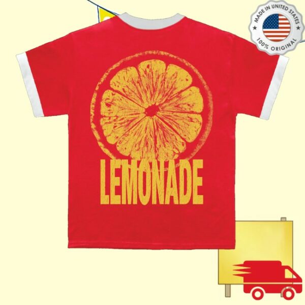 kenny Louis Tomlinson Merch Store Lemonade Red Ringer Shirt