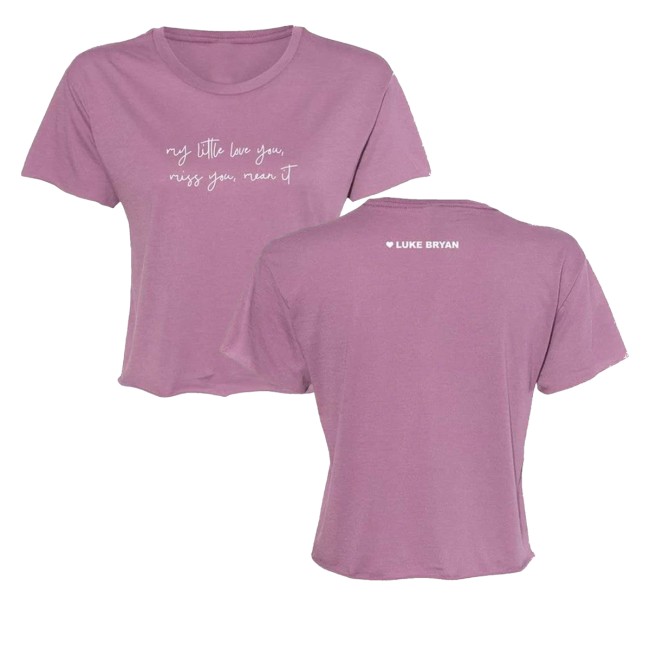 kenny Luke Bryan Store Merch Love You Miss You Mean It Crop Shirtss kenny Luke Bryan Store Merch Love You Miss You Mean It Crop Shirtss