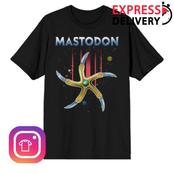 kenny Mastodon Store Merch Five Finger Glaive Black Shirt