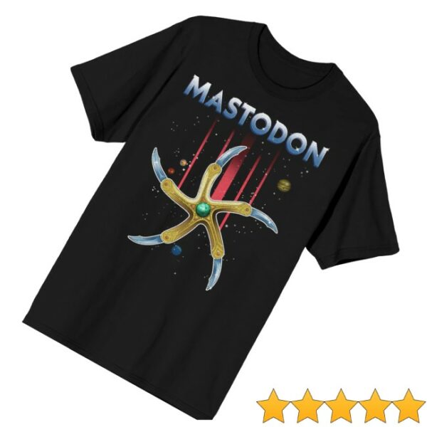 kenny Mastodon Store Merch Five Finger Glaive Black Shirts