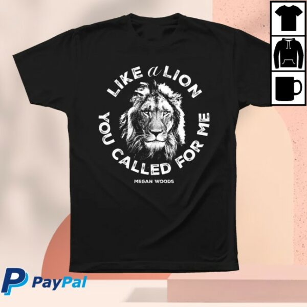 kenny Megan Woods Store Merch Like A Lion Tees