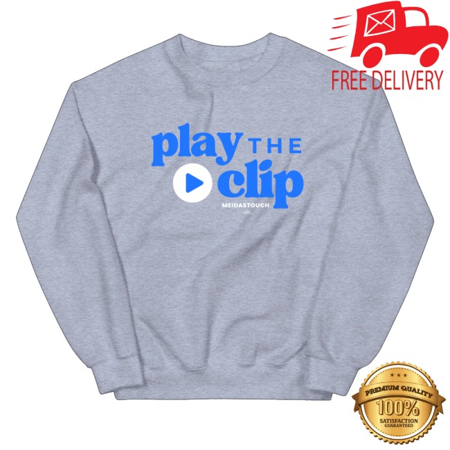 kenny Meidas Touch Store Merch Play The Clip Crewneck kenny Meidas Touch Store Merch Play The Clip Crewneck