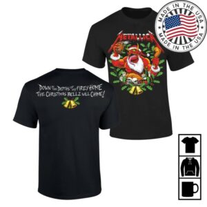 kenny Metallica Merch Xmas Bells Black Shirt0 kenny Metallica Merch Xmas Bells Black Shirt0