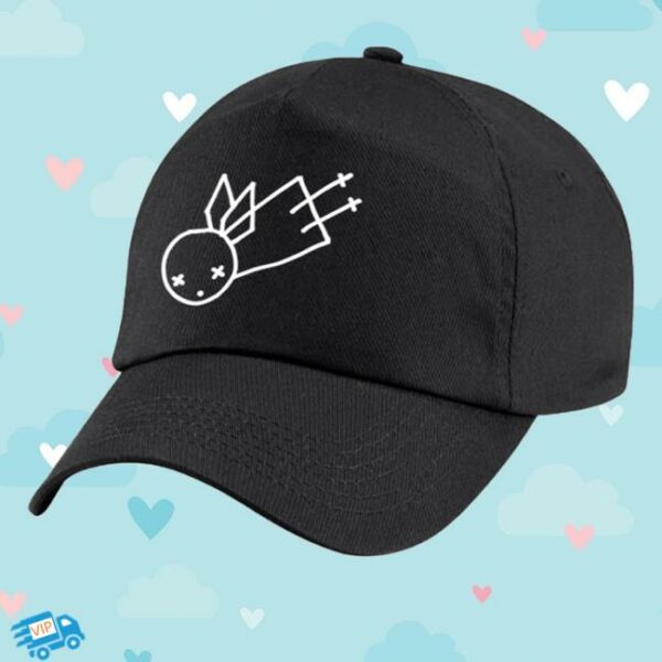 kenny Mew 30 Merch Store Black Angel Cap