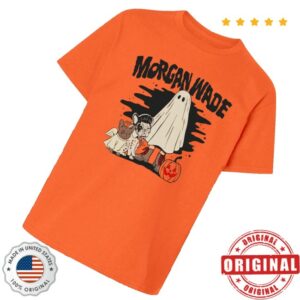 kenny Morgan Wade Merch Store Trick Or Treating Crew Shirt Oranges kenny Morgan Wade Merch Store Trick Or Treating Crew Shirt Oranges