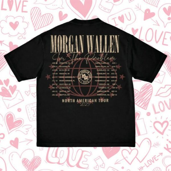 kenny Morgan Wallen Merch I'M The Problem Dateback Tour Shirt