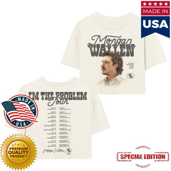 kenny Morgan Wallen Merch I'M The Problem Tour Cropped Shirt1