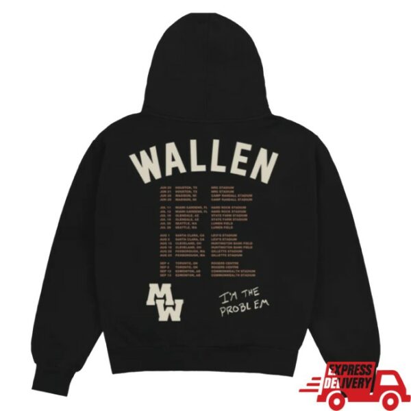 kenny Morgan Wallen Merch Im The Problem Dateback Tour Hoodie
