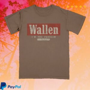 kenny Morgan Wallen Merch Store Im The Problem Tour Wallen Shirt