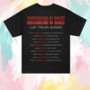 kenny Motionless In White Store Merch Fall 2025 Tour Dates Shirts