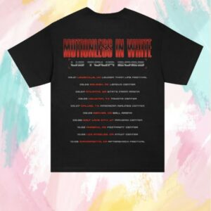 kenny Motionless In White Store Merch Fall 2025 Tour Dates Shirts kenny Motionless In White Store Merch Fall 2025 Tour Dates Shirts