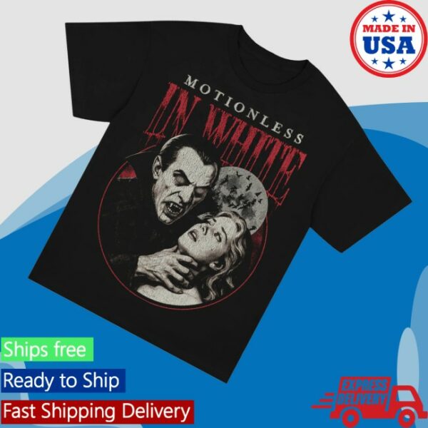 kenny Motionless In White Store Merch Nocturnal Shirt Blacks