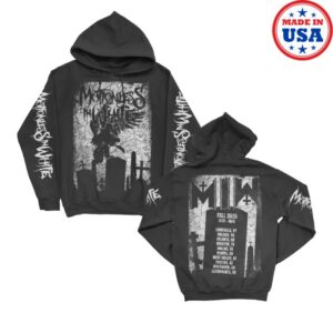kenny Motionless In White Store Merch Vulture Fall Tour 2025 Pullover Hoodie Black kenny Motionless In White Store Merch Vulture Fall Tour 2025 Pullover Hoodie Black