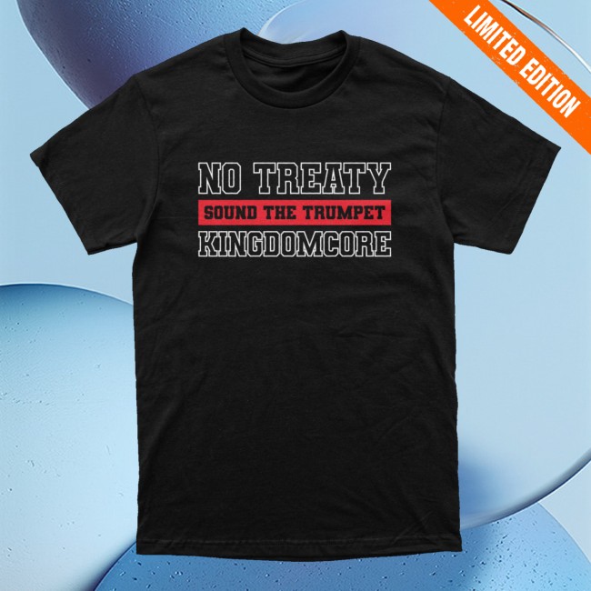 kenny No Treaty Store Merch Trumpet X Kingdomcore Shirt Black kenny No Treaty Store Merch Trumpet X Kingdomcore Shirt Black