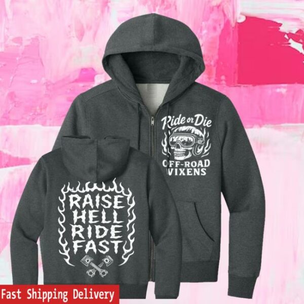 kenny Off Road Vixens Clothing Co Team Store Merch Raise Hell Hoodie